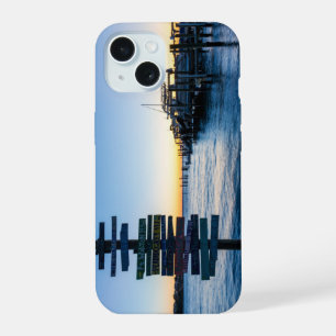 Pensacola Bay Sign Sunset By Dock iPhone Case