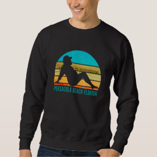 Pensacola Beach Florida fat drinking  2 Sweatshirt