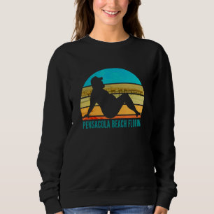 Pensacola Beach Florida fat drinking  2 Sweatshirt