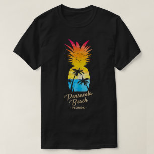 Pensacola Beach Florida Tropical Pineapple T-Shirt