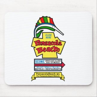 Pensacola Beach Sign Mousepad