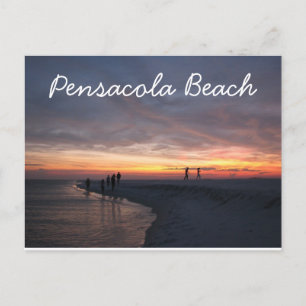 Pensacola Beach Sunset Postcard