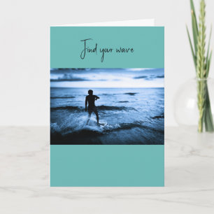 Pensacola Beach Surfer – Original Photography Card