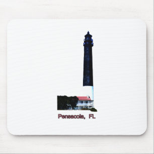 Pensacola FL Lighthouse The MUSEUM Zazzle Gifts Mouse Pad