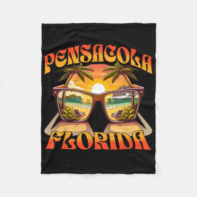 Pensacola  fleece blanket (Front)