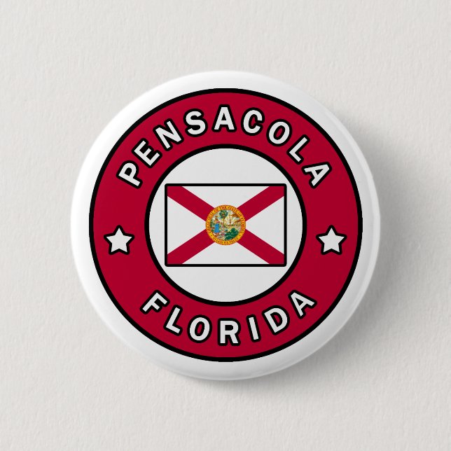 Pensacola Florida 6 Cm Round Badge (Front)