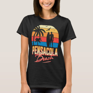 Pensacola Florida Beach Surfing Surfer Ocean Summe T-Shirt