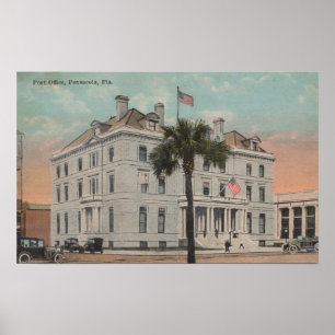 Pensacola, Florida - Exterior View of Post Poster