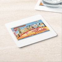 Pensacola Florida FL Old Vintage Travel Souvenir