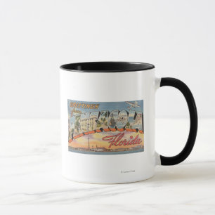 Pensacola, Florida - Large Letter Scenes 2 Mug
