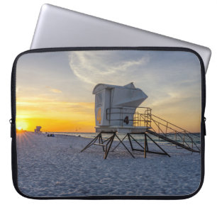 Pensacola Lifeguard Station Sunrise Laptop Sleeve