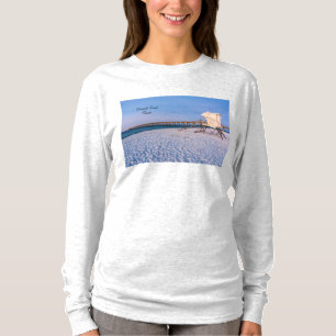 Pensacola Morning Lifeguard Stand And Pier T-Shirt