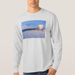Pensacola Morning Lifeguard Stand And Pier T-Shirt