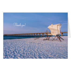 Pensacola Morning Lifeguard Stand & Pier Thank You