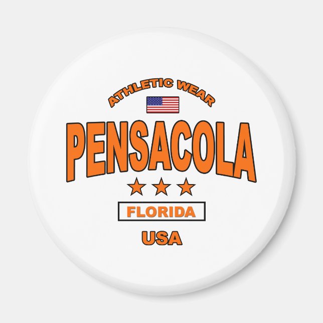 pensacola-orange magnet (Front)
