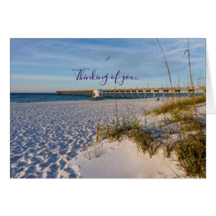 Pensacola Sand Dunes Pier Morning Thinking Of You