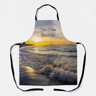 Pensacola Splashing Waves Sunrise Apron