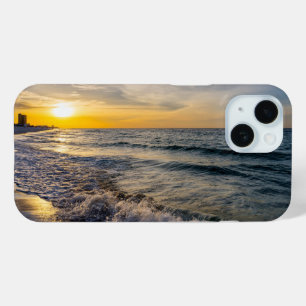 Pensacola Splashing Waves Sunrise iPhone Case