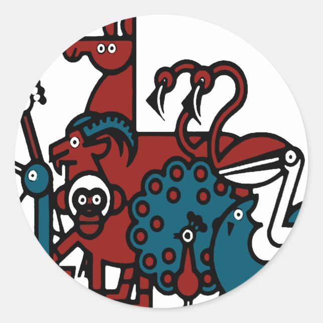 Penscynor Designs Classic Round Sticker (Front)