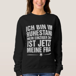 Pension Retiree Retirement Wine Sweatshirt