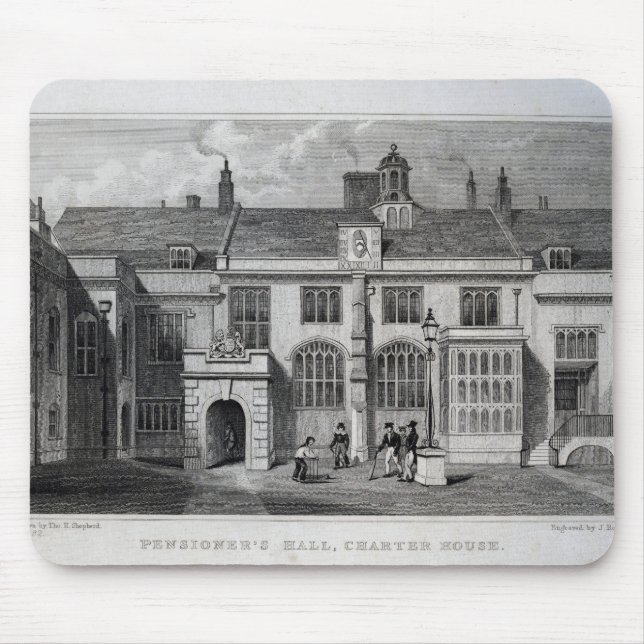 Pensioner's Hall, Charter House Mouse Pad (Front)