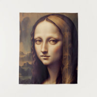 Pensive BOHO Mona Lisa
