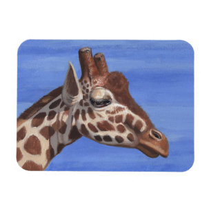 Pensive Giraffe Magnet