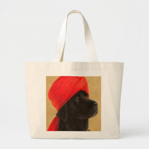 Pensive Maharaja 2010 Large Tote Bag