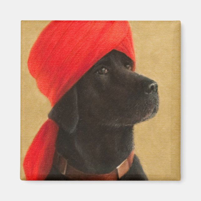 Pensive Maharaja 2010 Magnet (Front)