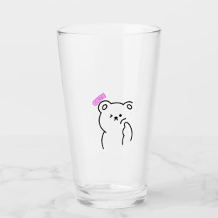 Pensive Panda Mug Glass