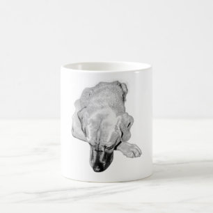 Pensive Pup Morning Mug