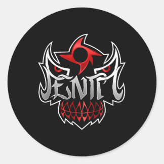 Penta Mask In Black Colour _1 Classic Round Sticker