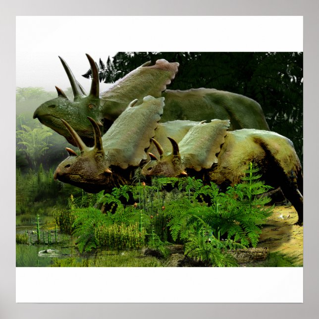 Pentaceratops from New Mexico Poster (Front)