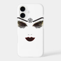 Pentacle Beauty Face Lashes & Dark Lips Makeup