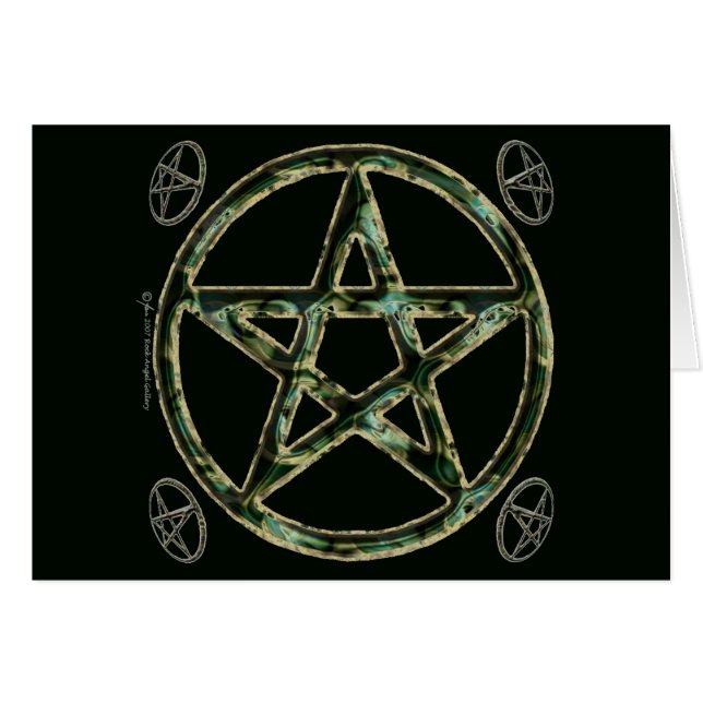 Pentacle Card (Front Horizontal)