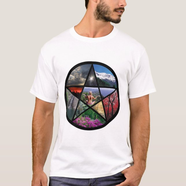 Pentacle collage T-Shirt (Front)