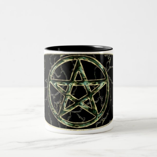 Pentacle Drinkware Two-Tone Coffee Mug (Center)