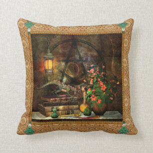 Pentacle Magic Dragon Both Sides Printed Cushion