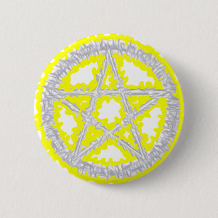 Pentacle of Air 6 Cm Round Badge