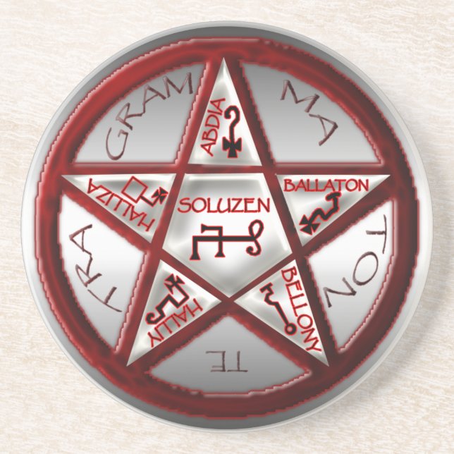 pentacle of solomon coaster (Front)