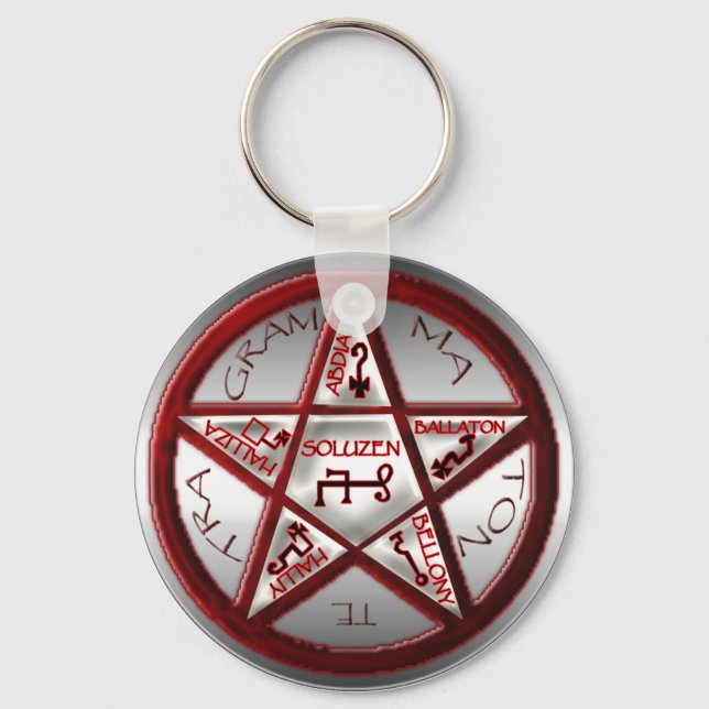 pentacle of solomon key ring (Front)