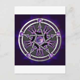 Pentacle Of The Purple Moon Postcard