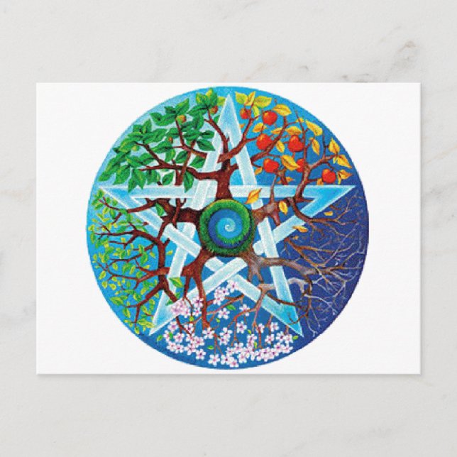 pentacle-seasons postcard (Front)