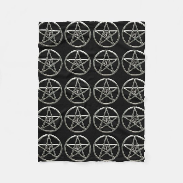 Pentacle Tree Of Life Fleece Blanket (Front)