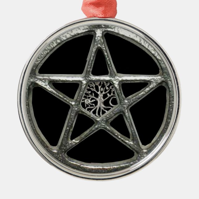 Pentacle Tree Of Life Ornament (Front)