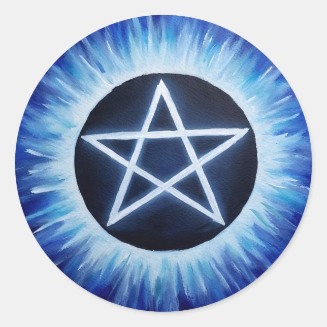 Pentacles4Pagans Classic Round Sticker (Front)