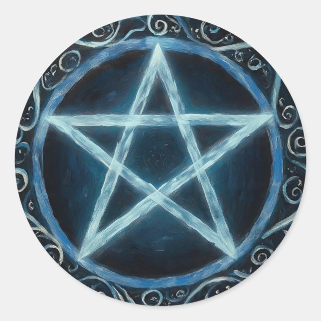 Pentacles4Pagans Classic Round Sticker (Front)