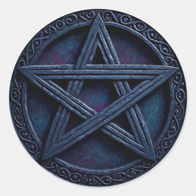 Pentacles4Pagans Classic Round Sticker (Front)