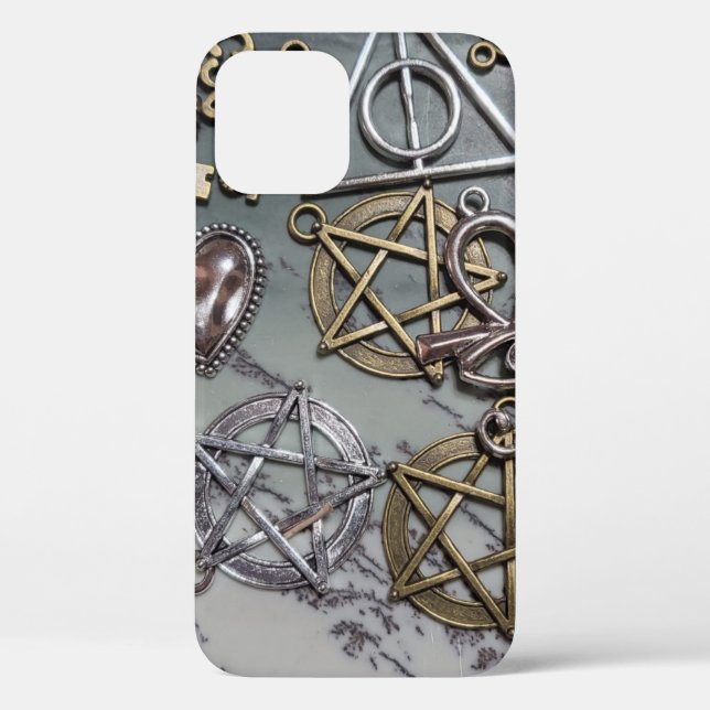 Pentacles on Dendritic Opal  Case-Mate iPhone Case (Back)