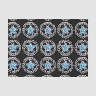 Pentagram Crystal Star Tissue Paper